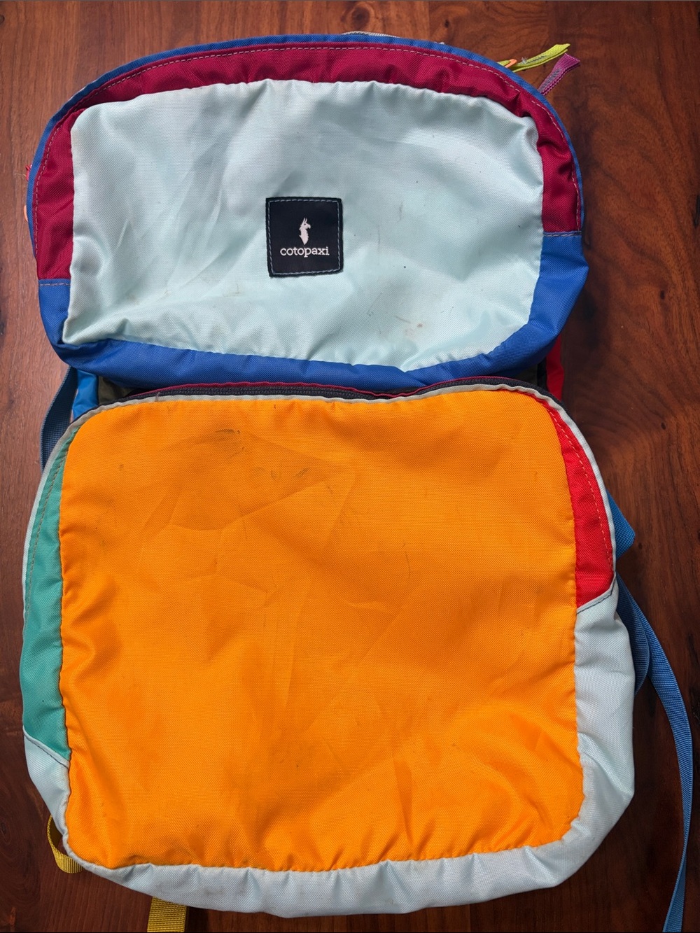 cotopaxi Multicolor Colorblock Mini Backpack - Mint, Orange, Blue, Red